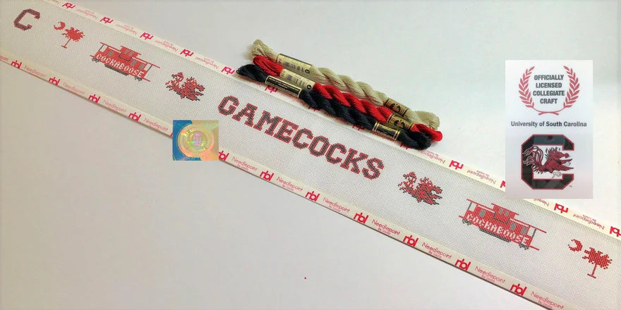 Needlepoint by Laura South Carolina Gamecocks Belt Canvas
