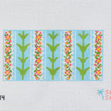 Salt and Sand Needlepoint Designs SSD-144 Floral and Palms Insert