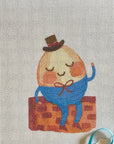 Moore Stitching - Humpty off the wall
