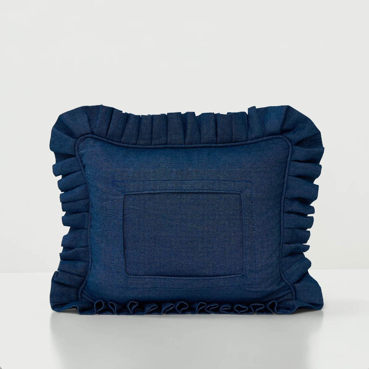 What's The Stitch Denim Self Finishing Pillow