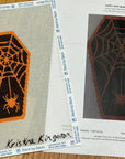 Chris Lewis CL4A Coffin Spider with Web (includes Stitch Guide)