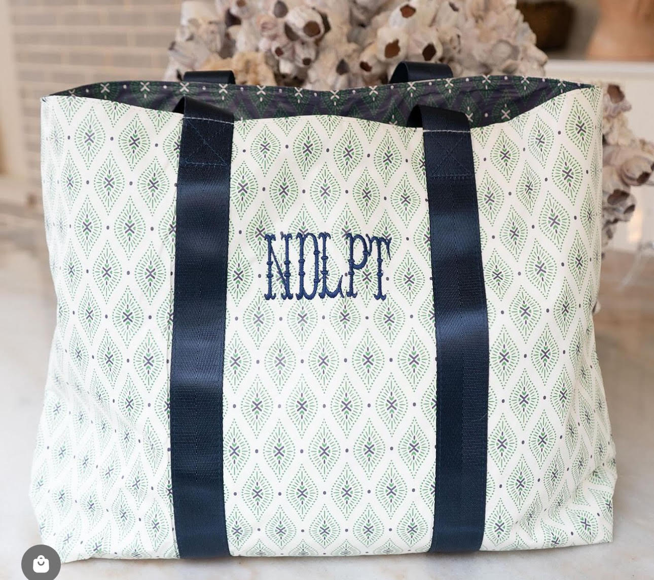 Wipstitch  NDLPT Large Tote - Reversible