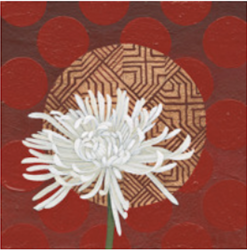 Oasis Needlepoint A72 Morning Chrysanthemum