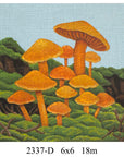 Melissa Shirley 2337D Orange Cap Mushrooms