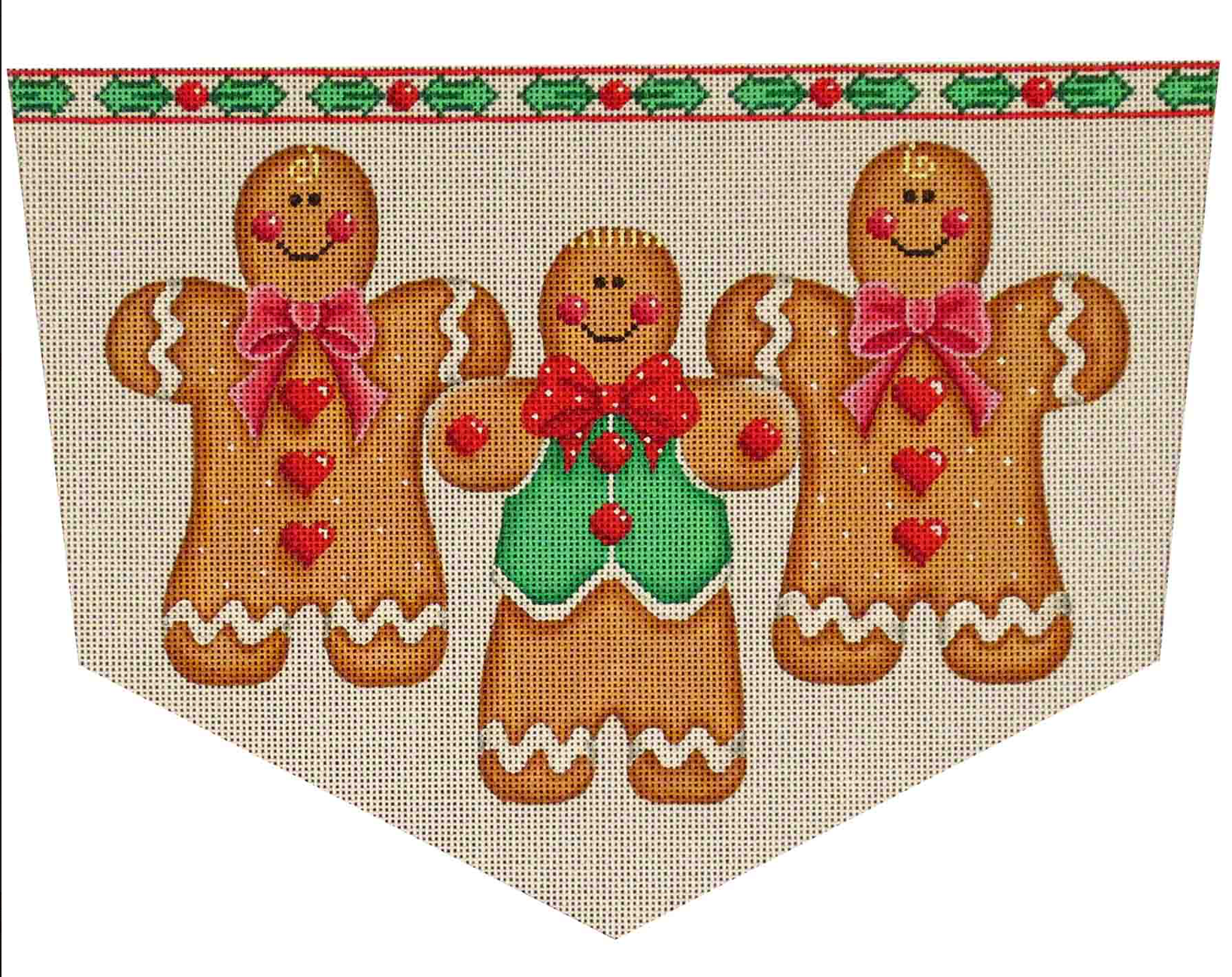 Rebecca Wood 1404 Gingerbread Trio Cuff
