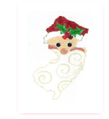 Meredith Collection New Jersey Santa Ornament