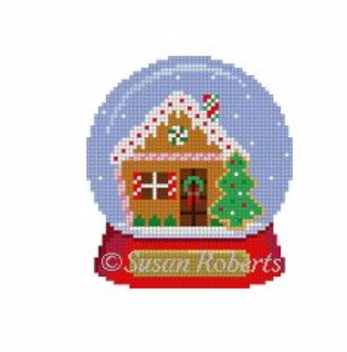 Susan Roberts 5141 Gingerbread House Snowglobe