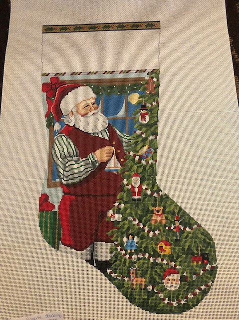 Susan Roberts Stocking Santa Decorating Toy Tree – Stitch by Stitch