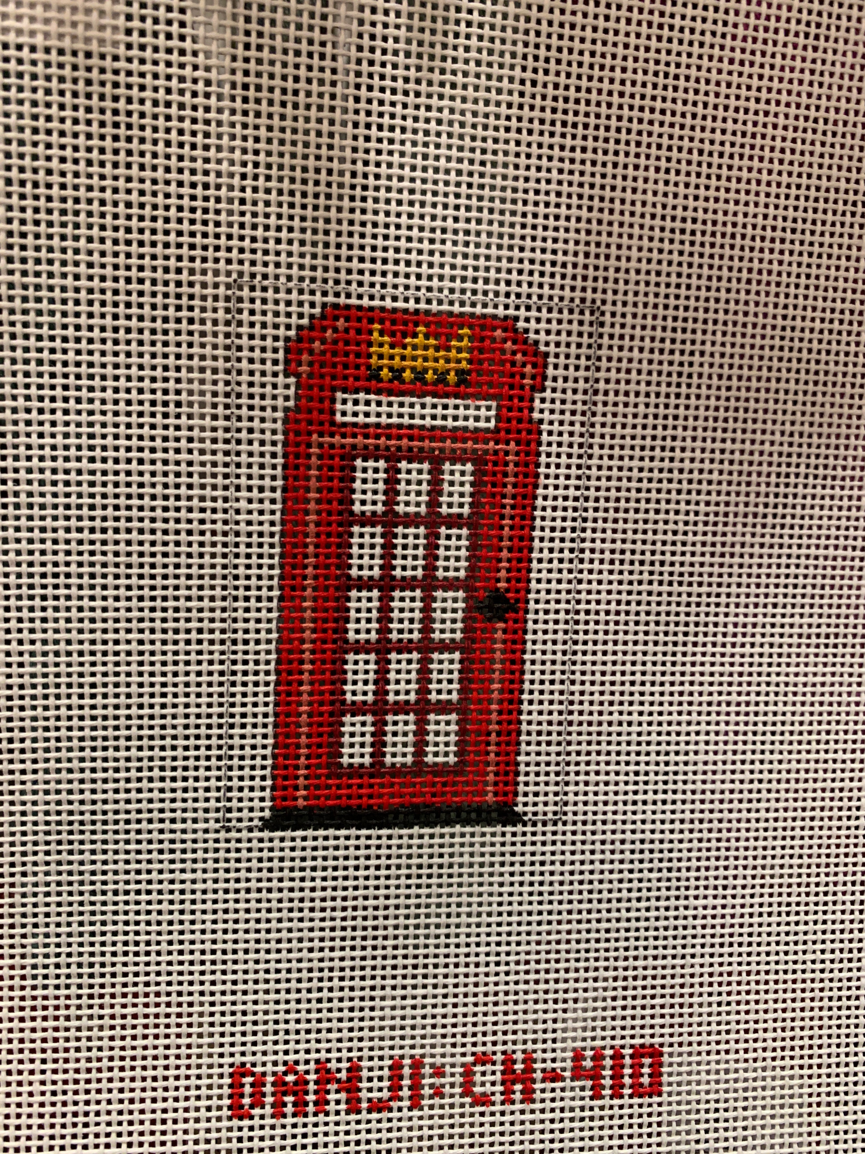 Danji Designs CH 410 Telephone Booth Luggage Tag Insert – Stitch by Stitch
