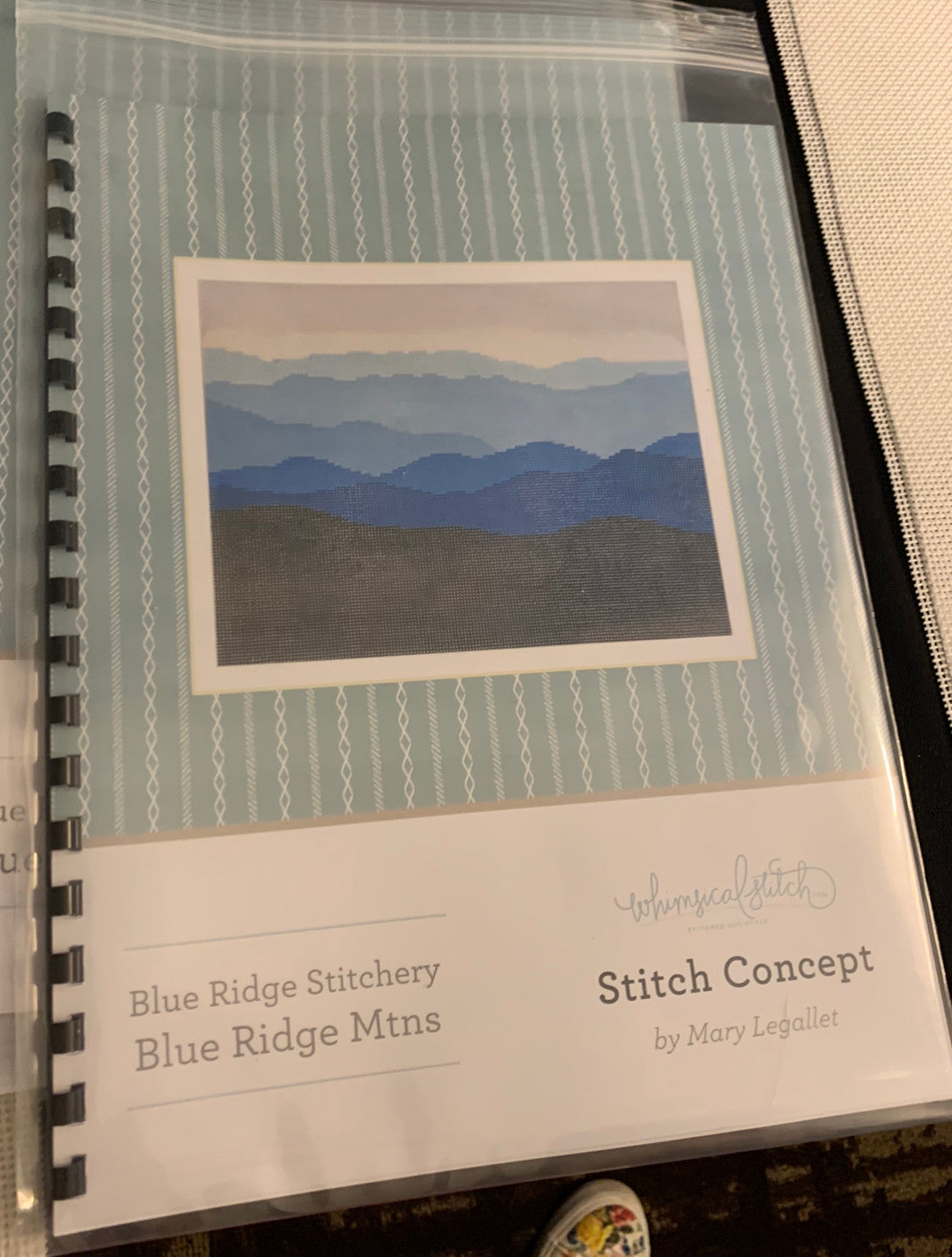 Blue Ridge Stitchery Mountain Range (Stitch Guide Available for Additi ...