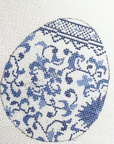 Blueberry Point Chinoiserie Egg - 4"
