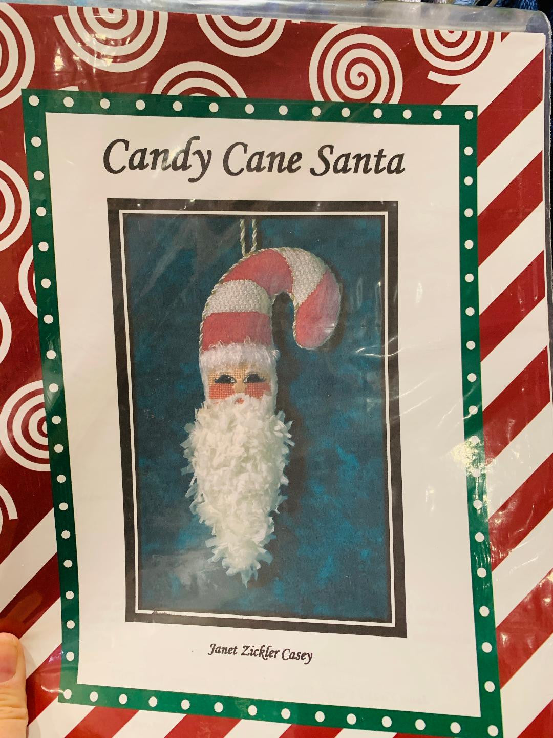 JC- 14 Candy Cane Santa with Stitch Guide