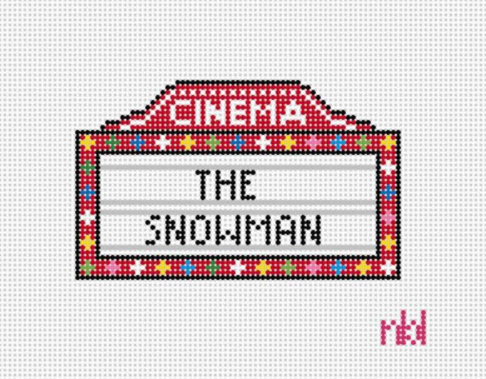 Needlepoint by Laura Movie Marquee: The Snowman