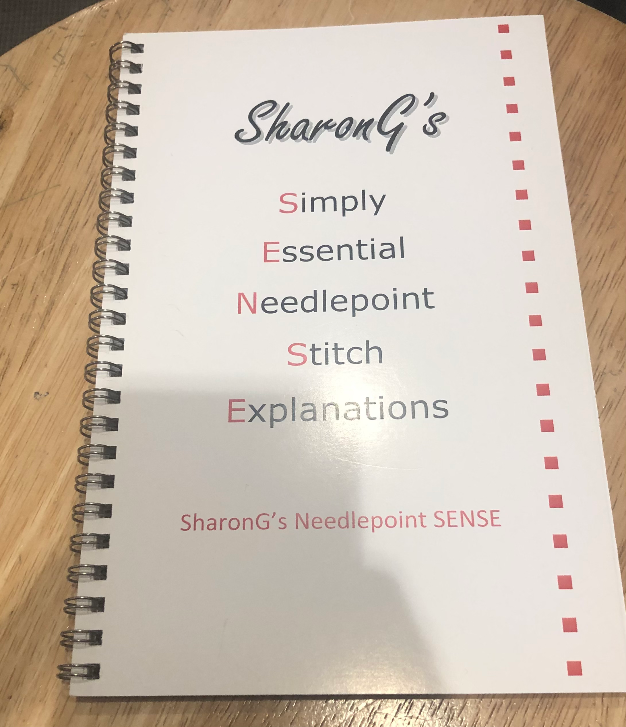 Sharon G’s Simply Essential Needlepoint Stitch Explanations
