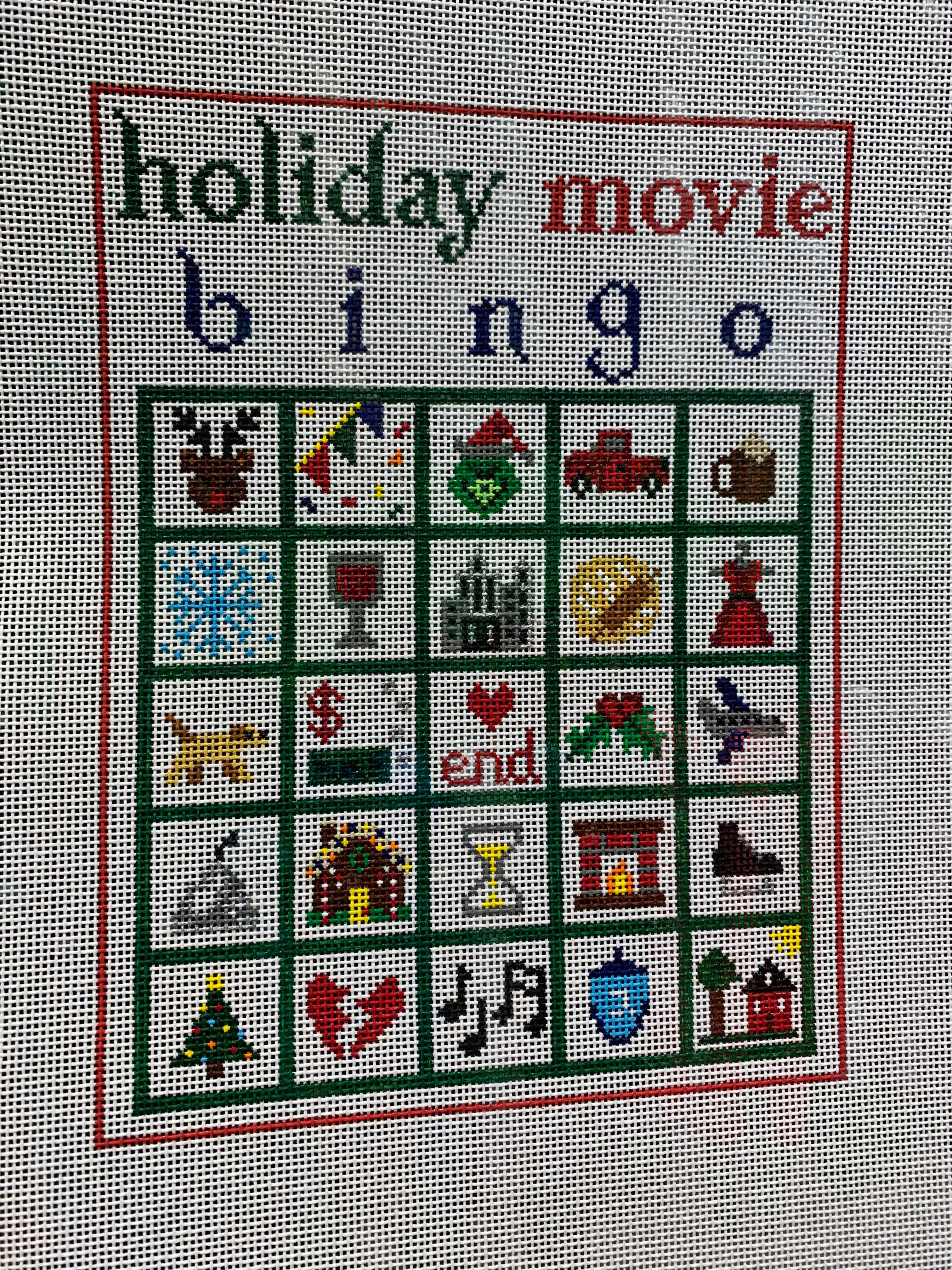CSH Needlepoint Designs Holiday Bingo