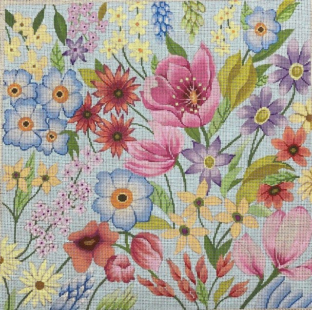 A Stitch In Time ASIT 457 Spring Floral 13 mesh