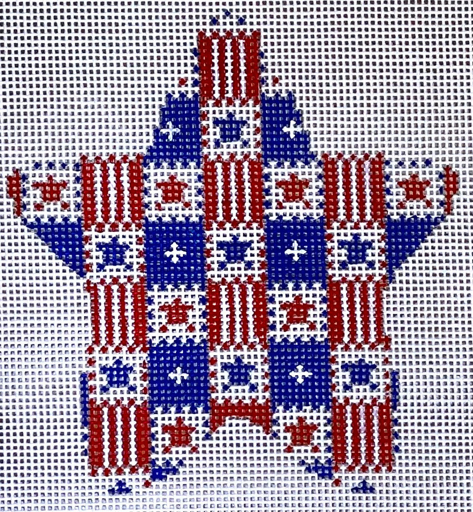 Danji Designs Checkered Star – Stitch by Stitch