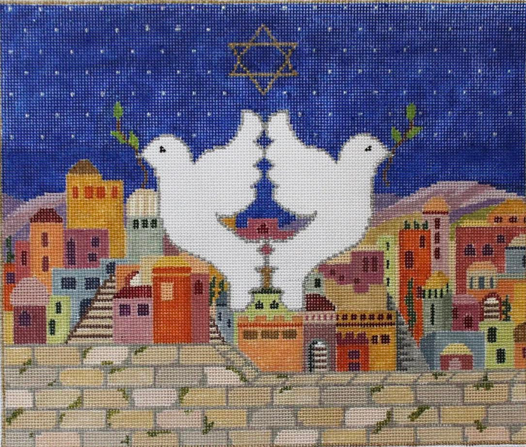 PLD Designs SU530 Tallis: Doves over Jerusalem