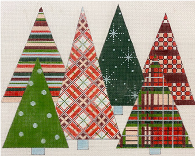 Alice Peterson AP 4278 Patterned Christmas Trees