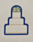 JCB Stitches Wedding Cake  Jinny JCB-06 Navy Border