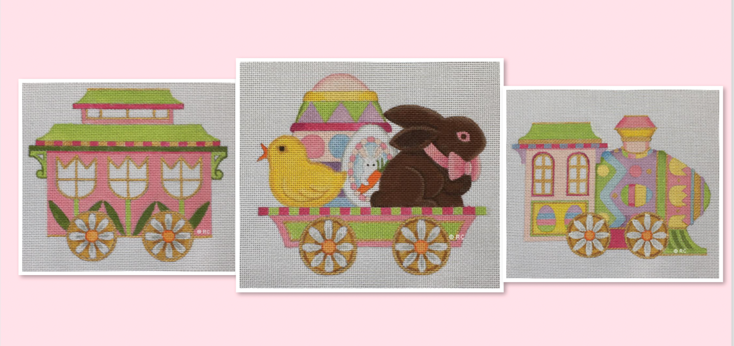 Raymond Crawford Easter Train -3 pieces
