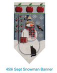 Rebecca Wood 459I September Snowman Banner