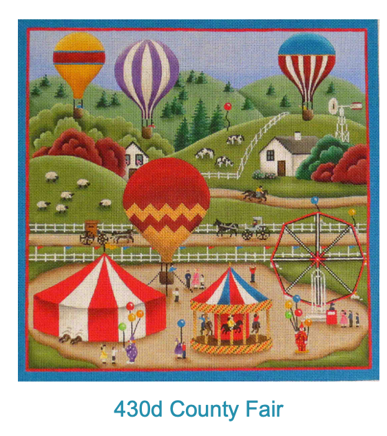 Rebecca Wood 430d County Fair Scene - 18 mesh