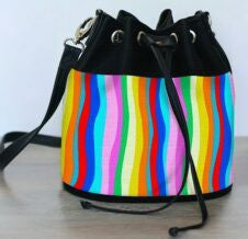 Bucket Bag - Happy Stripes