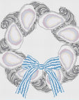 The Salty Stitcher Oyster Wreath