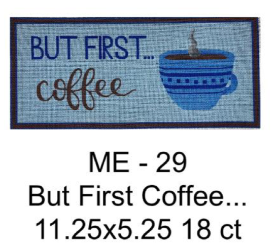 Madeleine Elizabeth But First Coffee – Stitch by Stitch