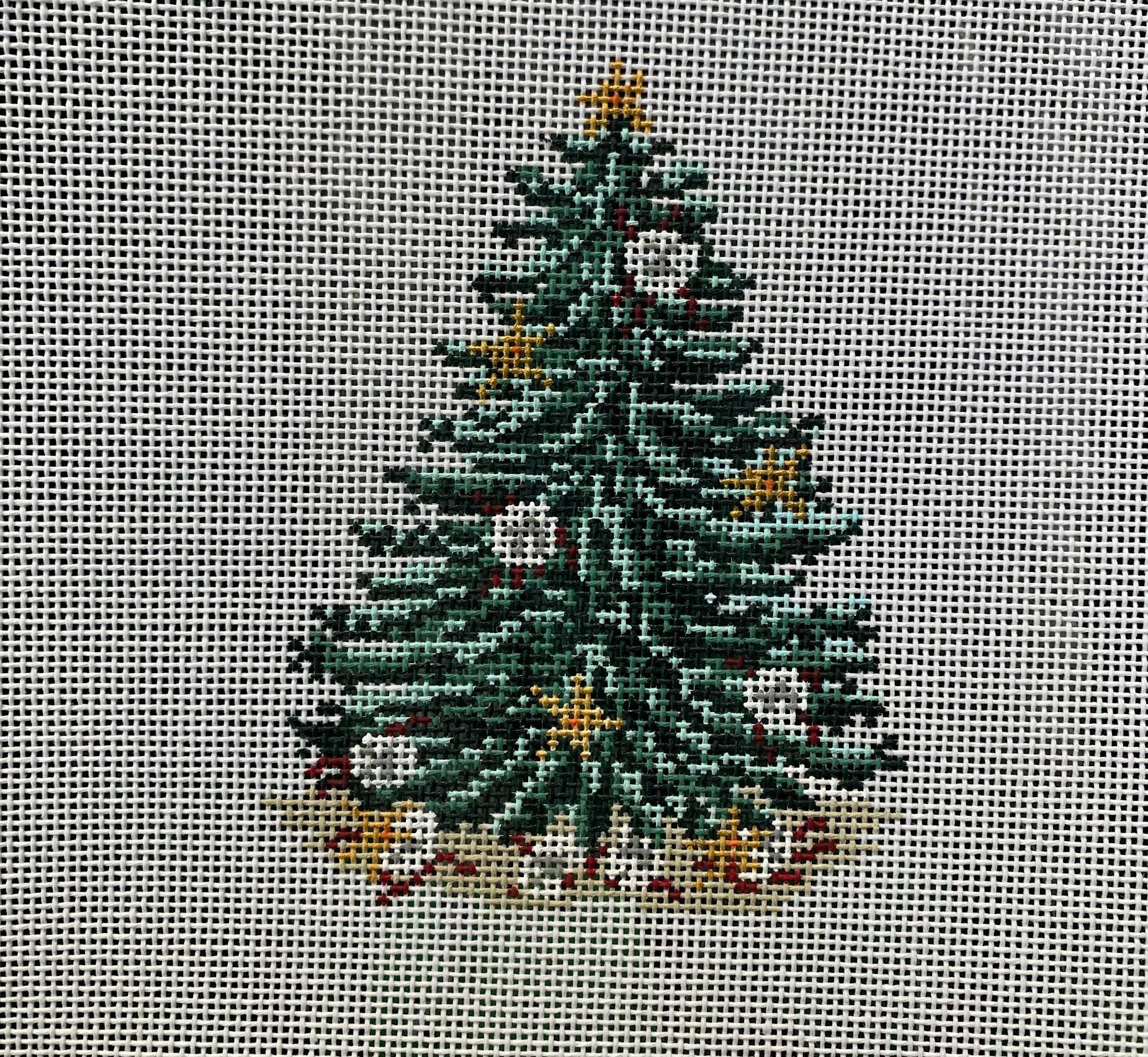 Needle Crossings 1780 Sand dollar and Starfish Tree – Stitch by Stitch