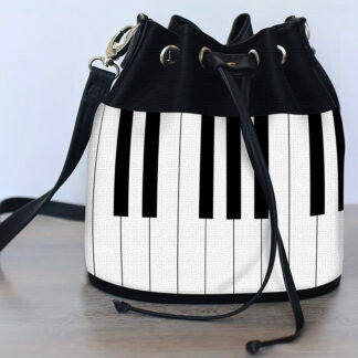 Bucket Bag - Piano Keys