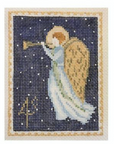 Plum Stitchery 21T-3 Postage Stamp Angel