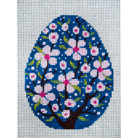 JP Needlepoint H672 Cherry Blossom Egg