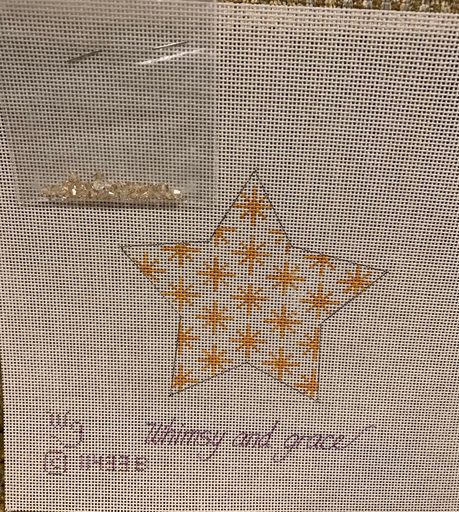 Whimsy &amp; Grace Wg11433B Lisa&#39;s Star with Crystals