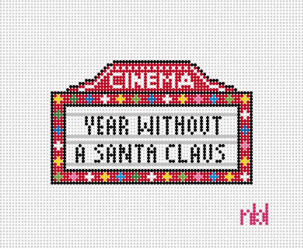 Needlepoint by Laura Movie Marquee: Year without a Santa Claus