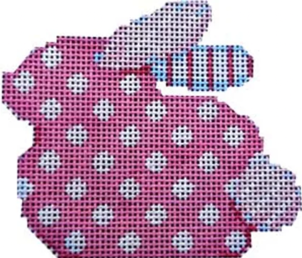 Associated Talents BR-302 Pink Polka Dot Bunny