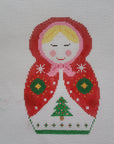 Silver Stitch Christmas Russian doll