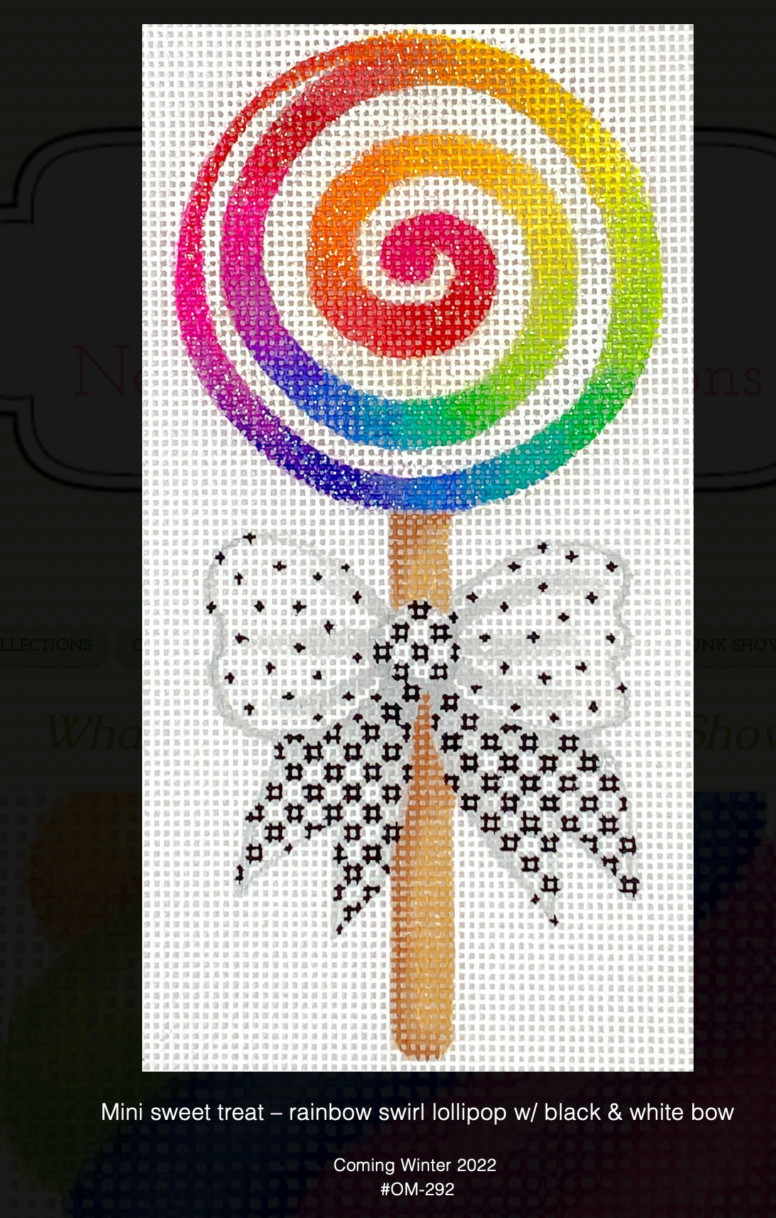 Kate Dickerson OM-292 Rainbow Swirl Lollipop