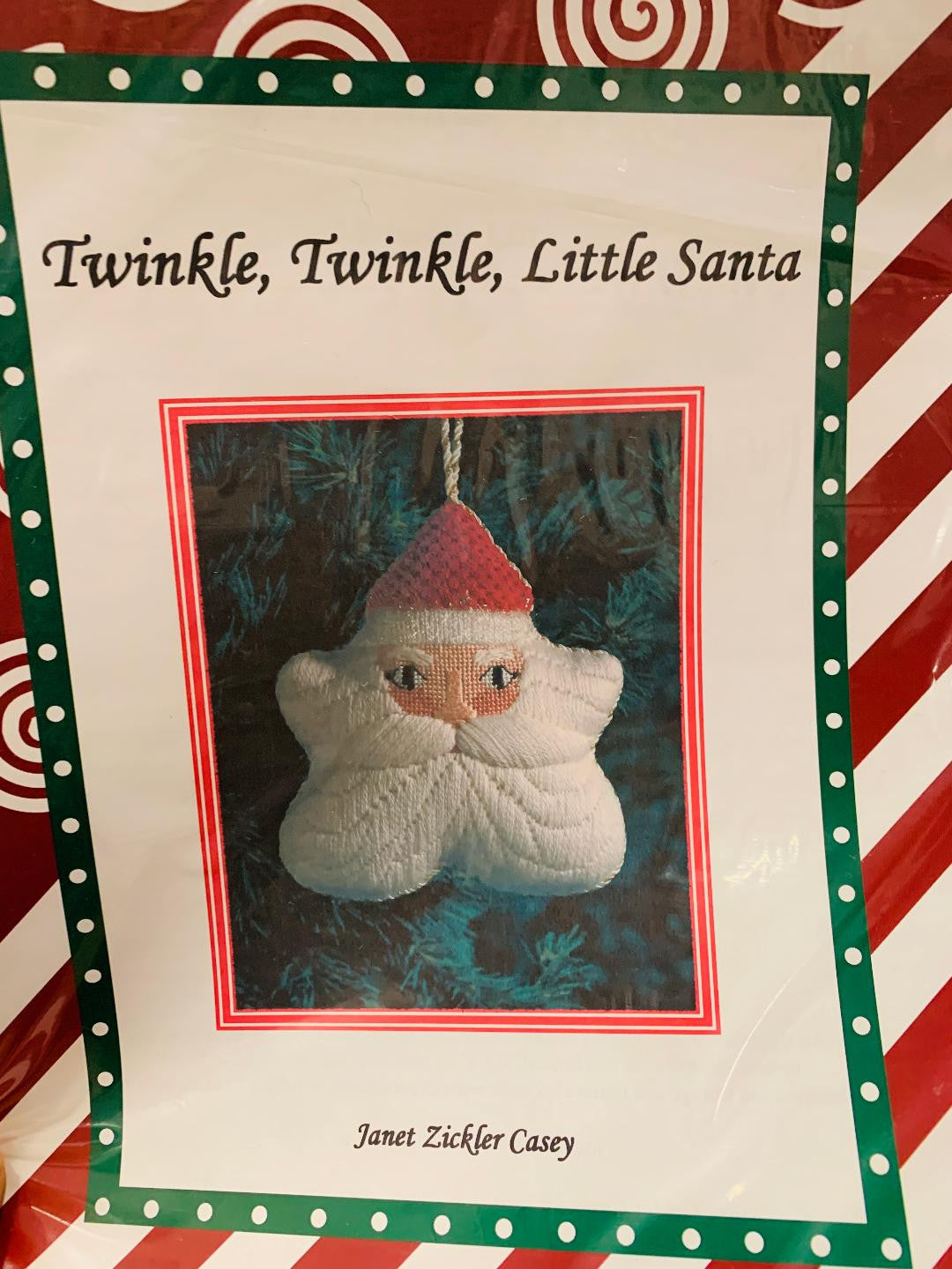 JC-05 Twinkle Twinkle Santa with Stitch Guide – Stitch by Stitch