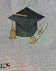 Burnett and Bradley BB6105 Black Graduation Cap