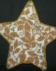 Whimsy & Grace Wg11825 6" Teri's Star - Gold with Gusset & Crystals