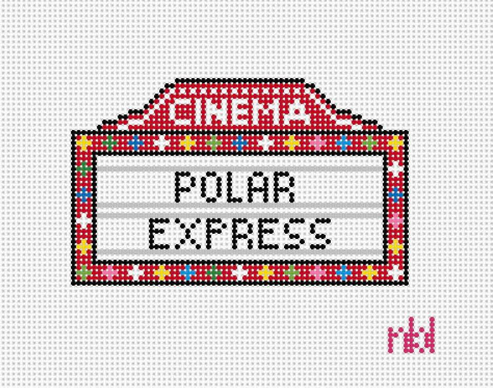 Needlepoint by Laura Movie Marquee: Polar Express