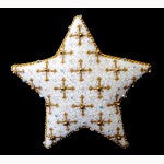 Whimsy &amp; Grace Wg11823 6&quot; Star of Wonder - Gold with Gusset &amp;