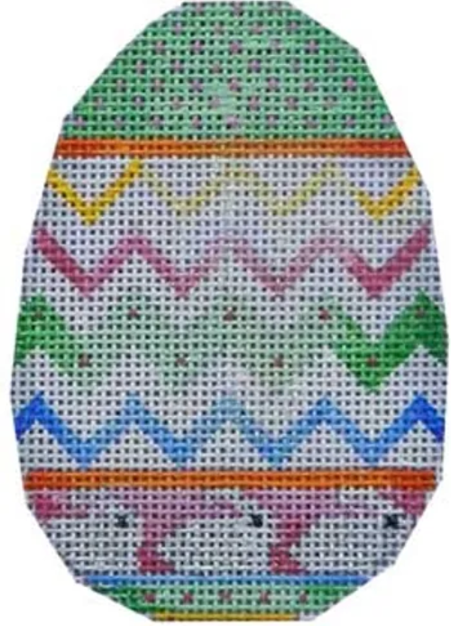 Associated Talents EG-301 Chevron/Bunnies Egg