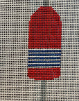 Plum Stitchery JCB Stitches Buoys - Red with Blue and White Stripes
