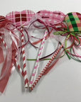 Patty Paints V03 Heart Pink and Green Ribbon