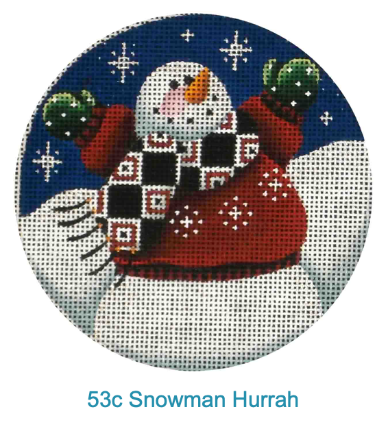 Rebecca Wood 53c Snowman Hurrah