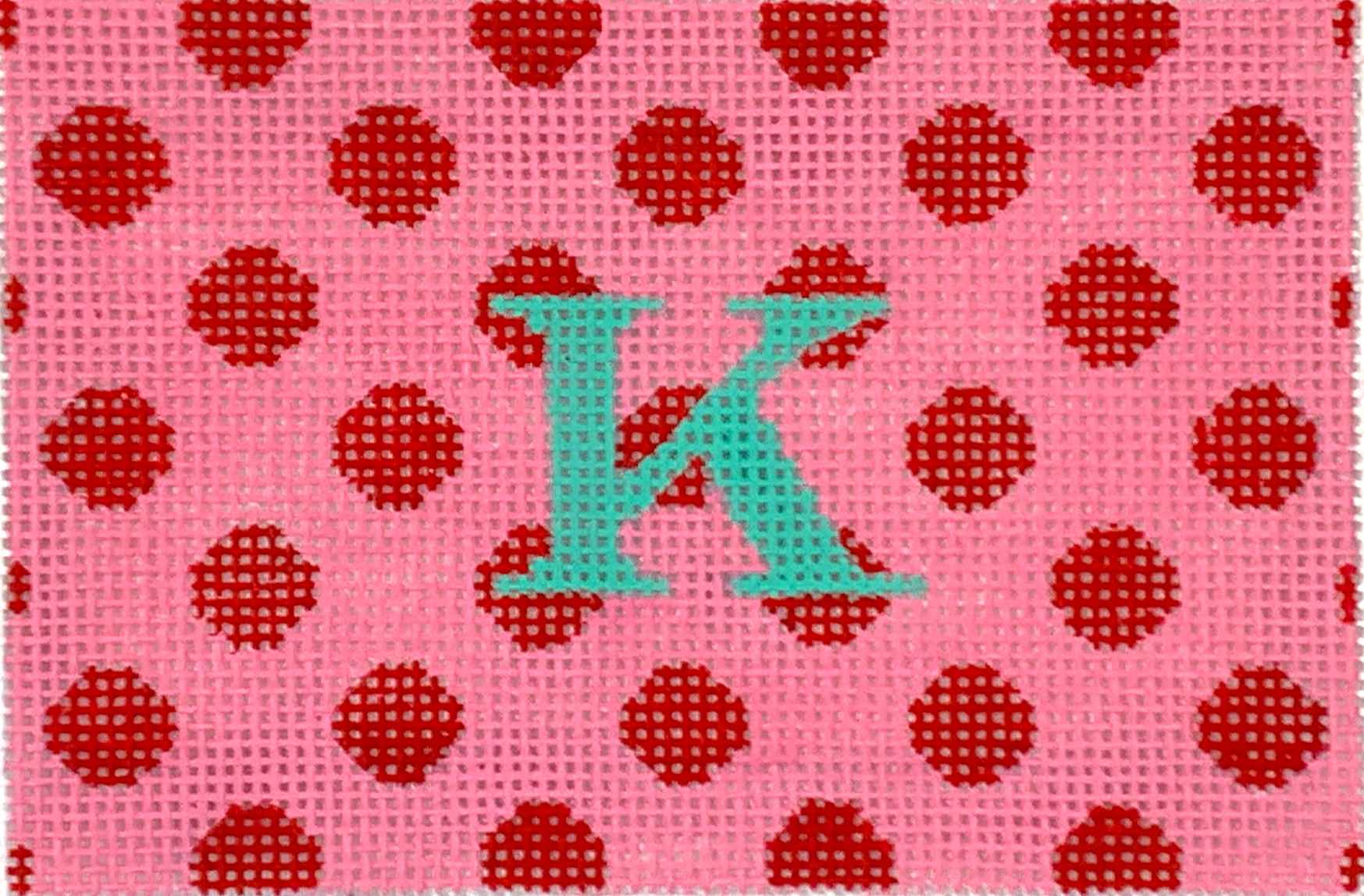 Kate Dickerson INSPPP-36 Red Polka Dots on Pink