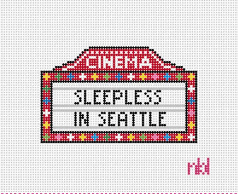 Needlepoint by Laura Movie Marquee: Sleepless in Seattle